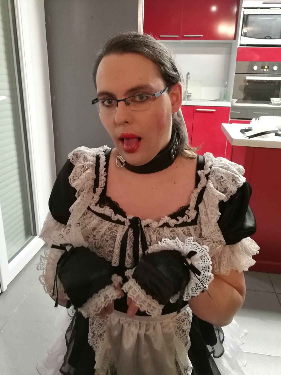 French Sissy Maid Sophie taking care of chores & Cock (2. Gallery) #urJOvRyD